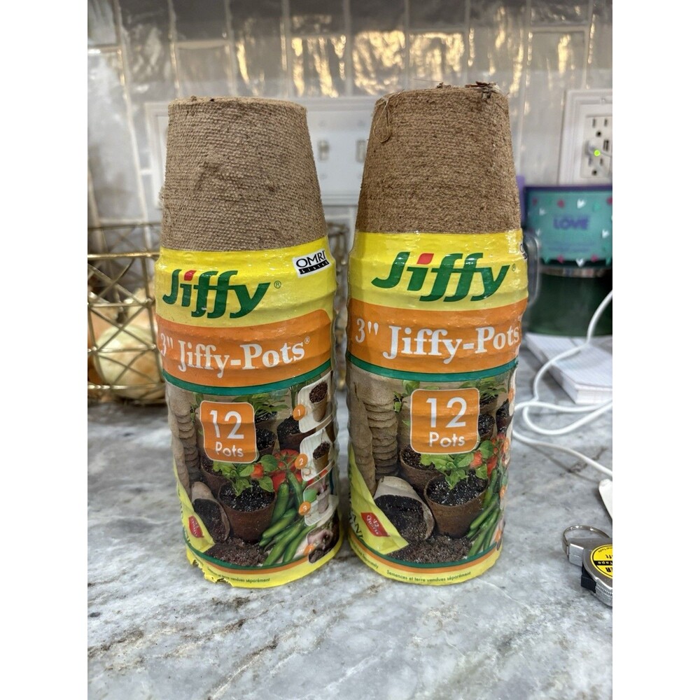 NEW 27 Jiffy 3" Biodegradable Jiffy-Pots